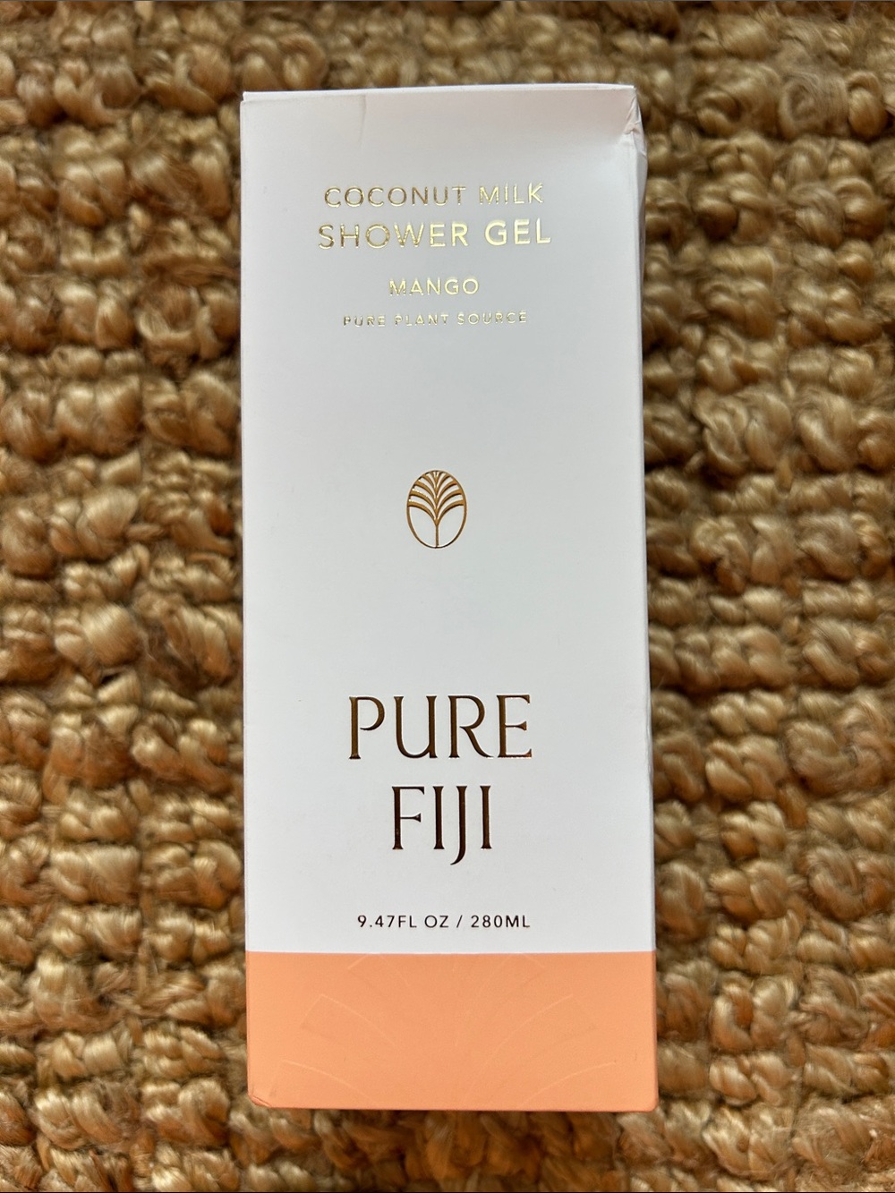 Pure Fiji coconut milk mango shower gel